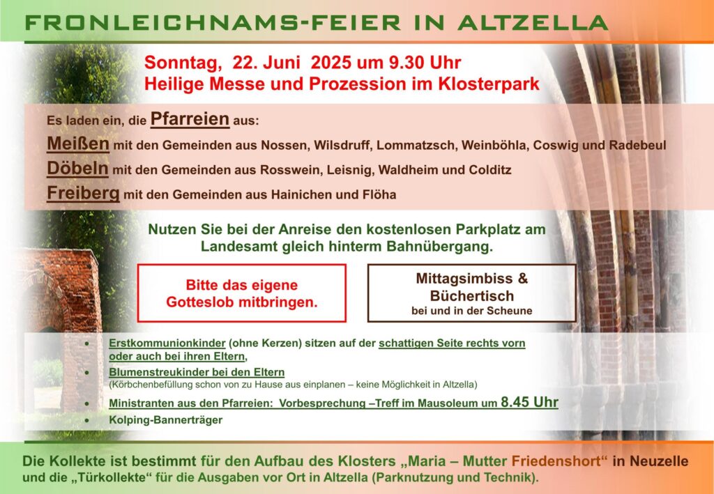Nossen - Klosterpark Altzella 22.06. 2025 - ein dankbarer Rückblick 8