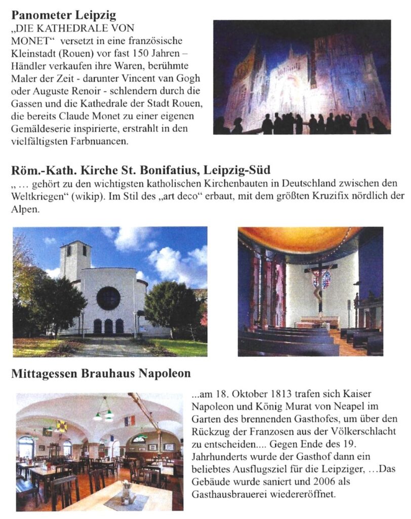 Seniorenausfahrt der Pfarrei St. Benno Meißen 2