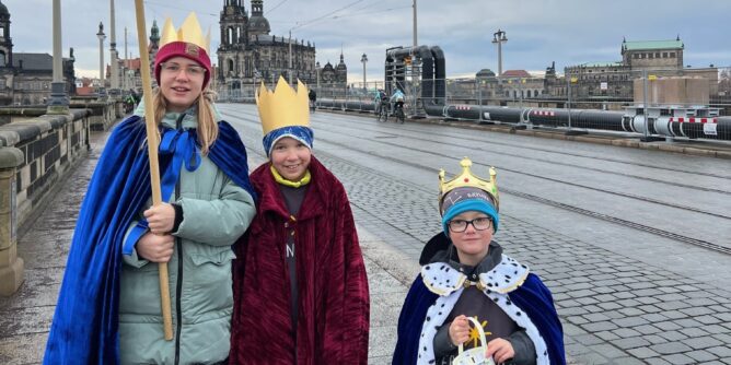 Sternsinger Aktion 2026 - Meißener Dreikönigsgruppe wird im Bundeskanzleramt empfangen 1