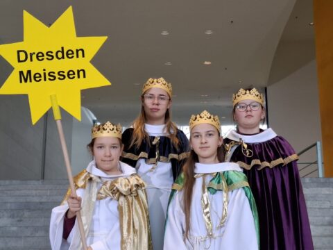 Sternsinger der Pfarrei St. Benno Meißen im Kanzleramt in Berlin - im Auftrag des Bistums Dresden Meißen unterwegs... 5