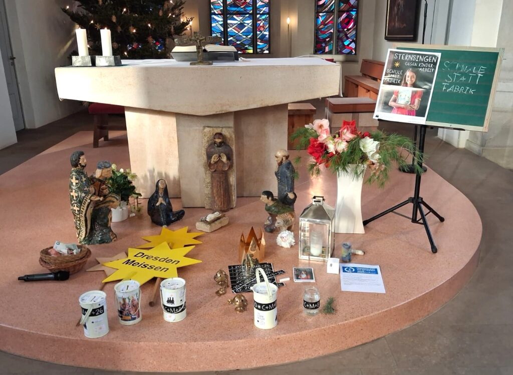 Sternsinger unterwegs - und in den Abschluss- Gottesdiensten 9