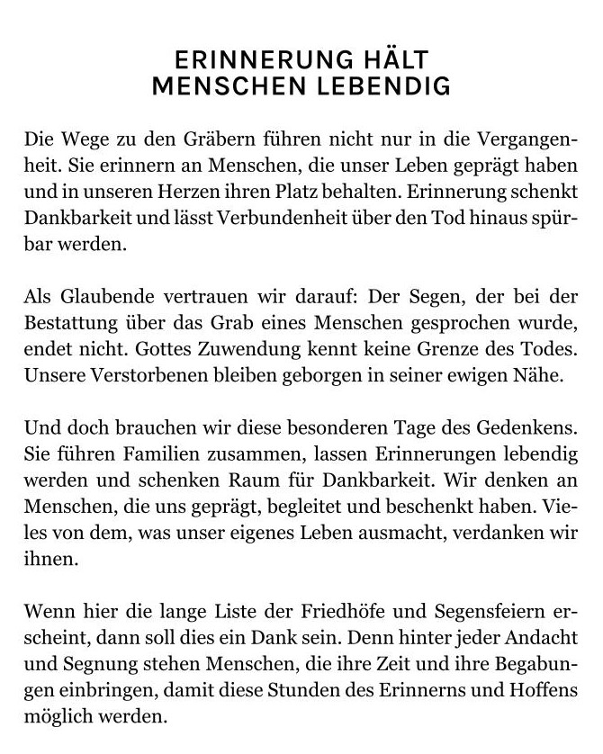 Gräbersegnungen St. Benno Pfarrei 2026 2
